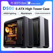 Obudowa Jonsbo D500 E-ATX High Tower Obsługa hosta komputera Rozszerzenie dysku Multihard Listwa świetlna ARGB 420, obudowa biurowa na zimno