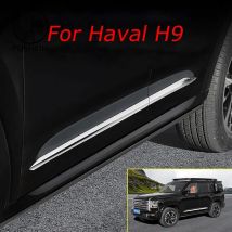 Für Haval H9 2nd MKII 2024 2025 2026 Auto Seite Tür Körper Trim ABS Chrom Zubehör 4 Stücke Auto Zubehör ersatz