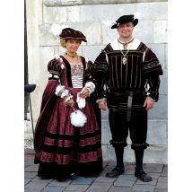 16. Jahrhundert Kostüm Damen Herren Tudor Queen King Edles Kostüm Deutsches Renaissancekleid Cranach Kleid Ren Faire Versailles Kostüm