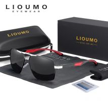 LIOUMO Hight Qualität Retro männer Sonnenbrille Polarisierte Photochrome Gläser Frauen Tag Nachtsicht Brille UV400 zonnebril heren