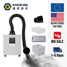 KNOKOO Estrattore di fumi per saldatura FES150 Purificatore d'aria per assorbitore di fumo per saldatura per aspirapolvere, laser e stampa 3D per salone di bellezza alla cheratina
