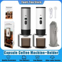 Macchina da caffè a capsule Estrattore di caffè elettrico portatile 3 in 1 Pompa di riscaldamento wireless Display con staffa in acciaio al carbonio a pressione