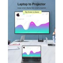 DP to HDMI-compatible 4K UHD Cable Adapter Male To Female For HP/DELL Laptop PC Display Port to 1080P HDTV Video Cord Converter