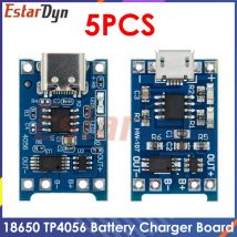 5PCS 5V 1A Micro/Typ-c/Mini 18650 TP4056 Lithium-Batterie Ladegerät Modul Lade Board mit Schutz Dual Funktionen Li-Ion