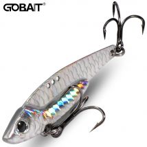 Spinner Spoon Metal Jig Bait 7g 10g 16g 20g VIB Sinking Blade Spinning Treble Hook Spinnerbait Pesca