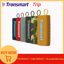 Altavoz Tronsmart Trip Altavoz Bluetooth portátil con controlador dual, resistente al agua IPX7, estéreo inalámbrico verdadero para exteriores