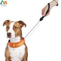 ATUBAN Hundehalsband und Leine-Set für Hunde, All-in-One-Halsband mit ausziehbarer Leine-Kombination, großes Hundehalsband mit integrierter Schnur