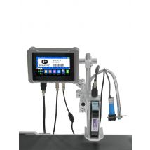 EURANNIT U3-Plus Industrial Online Inkjet Printer 12.7/25.4mm Nozzle Label Printer Text QR Barcode Logo Expire Date TIJ Printer