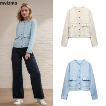 Neue Frauen Mode Mit Taschen Bomber Jacke Mäntel Vintage Langarm Vorderen Knopf Casual Weibliche Oberbekleidung Chic Tops