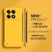 Custodia per telefono opaca per PC rigida ultra sottile senza telaio solida per Xiaomi Poco X7 X6 F6 F5 Pro Custodie protettive per paraurti