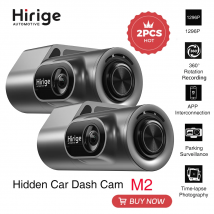 Dahua M2 Dash Cam 2K Dashcam anteriore e posteriore Visione notturna Loop Recorddash cam con modalità parcheggio wifi