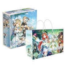 Neue Spiel Genshin Auswirkungen Wasser Tasse Geschenk Box Postkarte Poster Abzeichen Aufkleber Lesezeichen Glück Geschenk Tasche Cosplay Spielzeug