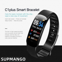 C1 Smart Watches impermeabile Fitness Tracker monitoraggio in tempo reale braccialetto sportivo