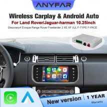 Wireless Carplay Android Auto for Land Rover Jaguar Harman Bosch Discovery 4 Aurora Freelander 2 XE XF XJ