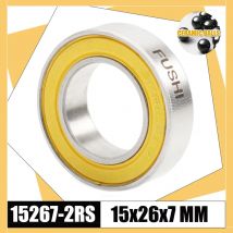 15267-2RS Edelstahllager 15*26*7 mm 1 STÜCK ABEC-3 15267 RS Fahrradnabe Vorne Hinten Naben Rad SC 15 26 7 Keramikkugellager