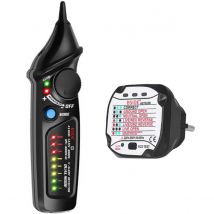 Circuit Safety Checkup Kit AVD06 Spannungsdetektor Steckdosentester RCD NCV Durchgangsprüfung Live Neutral Wire Check Home Tool
