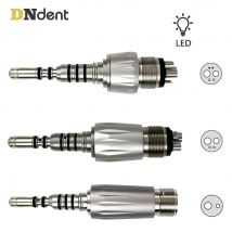 Giunto rapido dentale LED Accoppiamento adatto per manipolo in fibra ottica Kavo 2 fori 4 fori 6 fori Collegare strumenti per odontoiatria