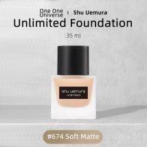 Shu Uemura Fondotinta duraturo e traspirante illimitato 35 ml, SPF24 PA+++, # 674, trucco originale Sephora per donna