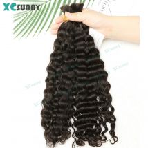 Bulk Curly Human Hair For Braiding 27 Burmese Bulk Human Hair Deep Wave 30 For Boho Knotless Braids Double Drawn Bundles