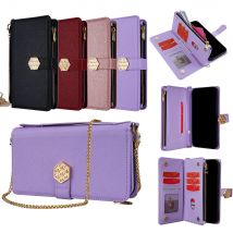 Multifunktionale Umhängetasche mit großer Kapazität, Damen-Geldbörse, Handyhülle für iPhone 16, 15, 14, 13, Pro Max 16 Plus, Schutzhülle