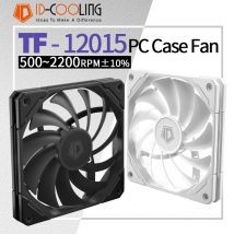 ID COOLING TF-12015 Ventola del telaio 12V 4Pin PWM 500-2200RPM Silenzioso Alto volume d'aria Spessore ultra sottile 15MM Custodia per PC Ventola di raffreddamento della CPU