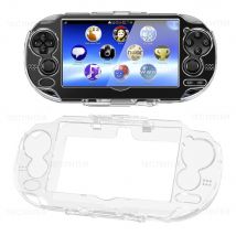 Schützende Kristall-Tragetasche für PS Vita 1000, tragbare transparente PC-Vollschutzhülle für Sony PSV 1000-Zubehör