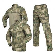 3-teiliges Froschanzug-Set für Herren, CP-Camouflage-Jacke, Hose, Kapuzen-Overall, militärisches taktisches Training, Outdoor, Kampf, verschleißfest, U