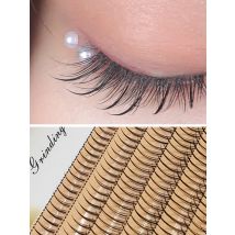 A Shape Eyelash Extensions 7R Mix Length Single Cluster Fans Eyelashes Fashion Sandwich& Fairy Premade Spike Lashes Natual Look