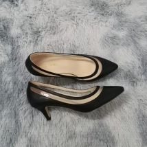 Frauen Sexy Pumps Mode Frühling Herbst Transparent PVC 5 cm Niedrigen Absatz Spitz Slip-on High Heels Party kleid Hochzeit Schuhe