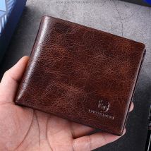 Männer Mode Hohe Qualität Echtes Leder Brieftasche männer RFID Funktion Business Multi-Karte Brieftasche Clip