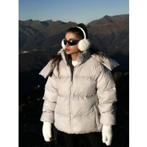 Bornladies Winter Warme Daunenmantel Frauen Mode Parkas Mantel Vintage Brot Jacke Outwear Büro Damen Baumwolle Puffer Jacken