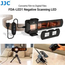 JJC Negatives Scansione LED Light 35mm Scanner per pellicole con strisce e supporto per diapositive Scanner fotografico Convertitore digitale per pellicole