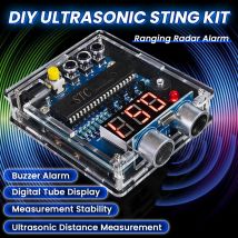 DIY Ultraschall Ranging Elektronische Kit STC mit LED Messentfernung 0-4M Radar Alarm DIY Löten Projekt Praxis Löten
