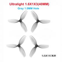 HQProp 40 mm Hohlbecher-Propeller, Durchmesser 40 mm, 3-Blatt-Wellenloch, 1 mm Polycarbonat, 31 mm, für Meteor65 Air65 FPV-Flugzeugmodell