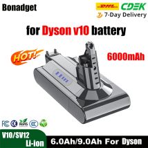 25.2V 6000mAh per Dyson V10 Batteria ricaricabile per Dyson V10 SV12 Absolute V10 Fluffy cyclone V10 Aspirapolvere