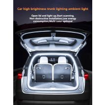 Auto Hohe Helligkeit Kofferraum Beleuchtung Umgebungs Licht Innen Dekoration LED Verkabelung Kostenlose Automatische Sensing Heckklappe 2/4M Licht Streifen