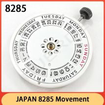 Echtes automatisches mechanisches Uhrwerk JAPAN 8285, Mod-Tag-Datumsuhrwerk mit Woche bei 12:00/Datum bei 3:00 Uhr, 21 Steine