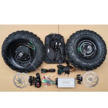 DIY Dual Drive 36V 350W Elektro Trolley Flat Furz Bürstenlosen Getriebe Nabenmotor 14,5 Zoll Off Road Rad mit Scheibenbremse Set