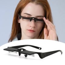 Occhiali da lettura Specchio Occhiali riflettenti pigri ultraleggeri sdraiati per guardare la TV Specchio da lettura orizzontale Occhiali protettivi HD