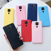 Dla Xiaomi Redmi Note 9 4G Bumper Coque Matte Skin Feel Case Dla Redmi 10X 10 X 4G Etui na telefon