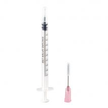 1ml Syringes with 20G 1 Inch Blunt Tip Needle and Storage Caps Great Pack of 20