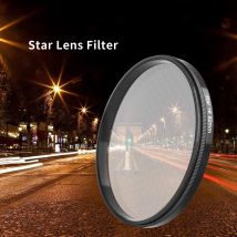 Lightdow Nuovo filtro Starlight a sei linee ad alta definizione a linea corta adatto per le taglie 49 52 55 58 62 67 72 77 82mm ES Spedizione negli Stati Uniti