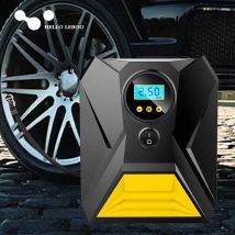LEIBOO Pompa di Aria per Auto Portatile con Filo 12V 150PSI Pompa di Gonfiaggio per Pneumatici Elettrici Moto Bici Palla LED Luce Compressore d'Aria per Auto