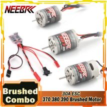 NEEBRC 370 380 390 RC Crawler Bürstenmotor 30A ESC für 1/10 1/12 1/14 1/16 1/24 Auto AXIAL SCX24 B17 TAM54393 TRX 7075 HSP RGT