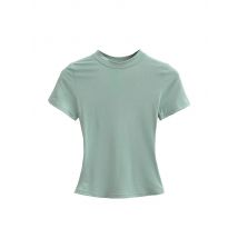 2025 Nuova maglietta casual di alta qualità Sexy Slim maniche corte Tendenza moda Solid Abbigliamento donna Top y2k