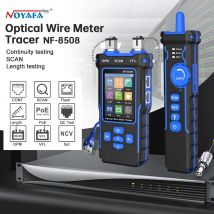Noyafa NF-8508 Tester kabli sieciowych Miernik mocy optycznej Przewód PoE Test Lan LCD Cyfrowy wykrywacz linii Narzędzia sieciowe