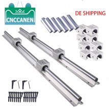 2 set di giunzioni SBR16 SBR20 guida lineare per giunto 2500 3000 3500 4000 4500mm guida lineare + blocchi SBR16/20UU per parte CNC