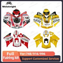 Passend für Ducati 748 916 996 Verkleidungsset, neues ABS-Kunststoff-Spritzguss-Komplettset, lackierte Karosserie, 4 Geschenke