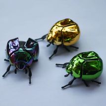 Wind Up Beetle Bionic Toys Kreatives Prankster Animiertes Insektenspielzeug Modell Skarabäus Käfer Kinder Kunststofftiere Aufziehspielzeug