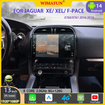13 pollici Per Jaguar F-PACE X761 2016-2019 4G WIFI GPS Radio Player Wireless Carplay E Auto Android 14 Navigazione Multimediale